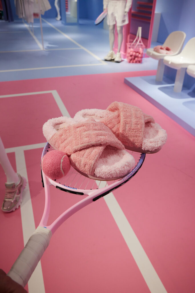 Slides from the exclusive collection (Photo by Neiman Marcus)