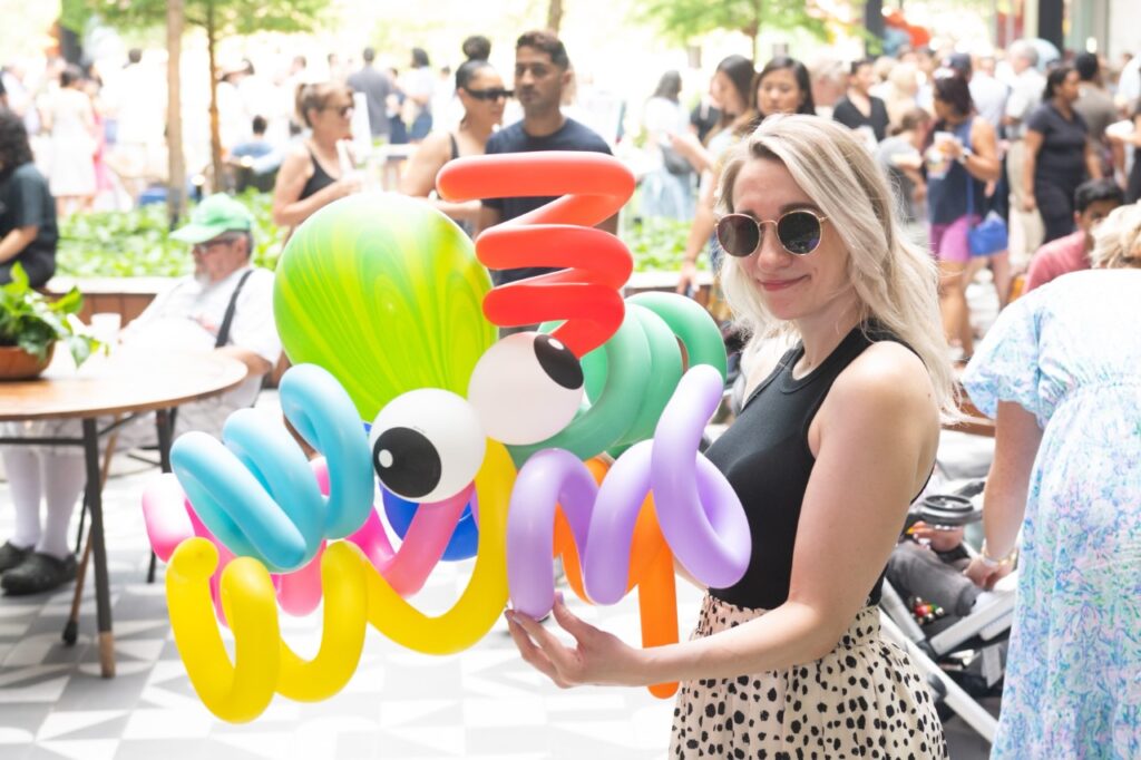 The joy continued as Montrose Collective gave away one-of-a-kind prizes at the grand opening. 