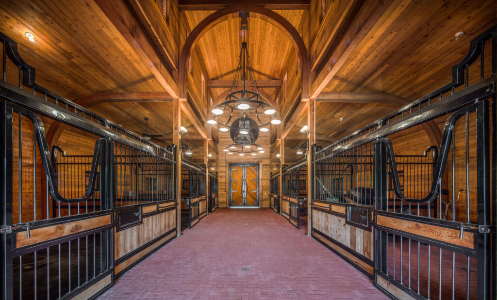 Custom stables at 6 West Rivercrest in Briar Forest