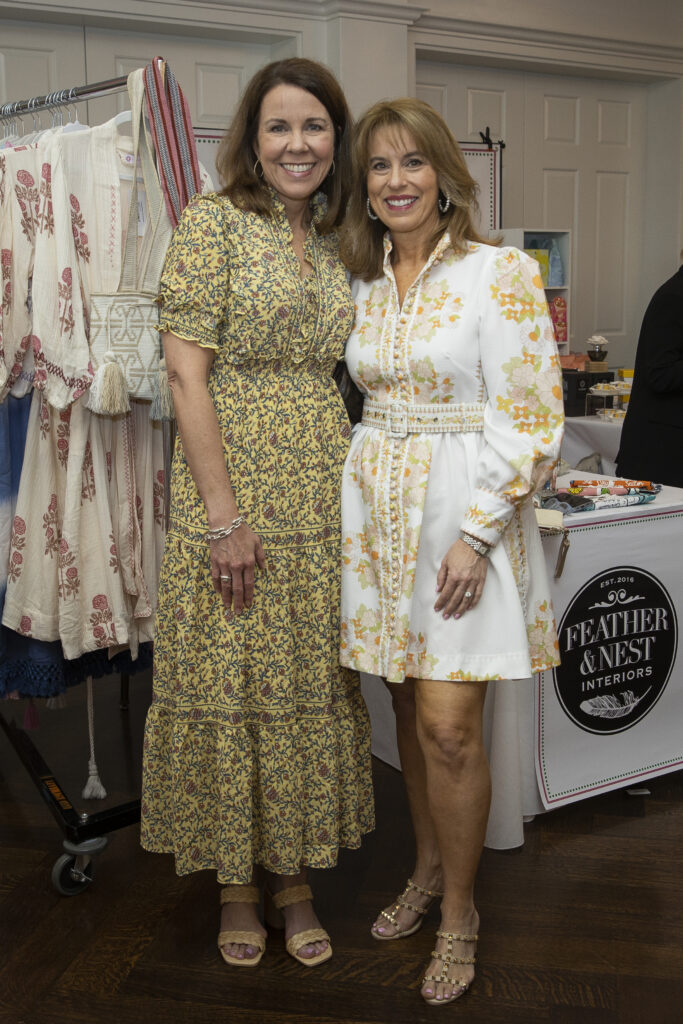 Allison Moak, Robin Tucker at A Shelter for Cancer Families (ASCF) Bestie Brunch (Photo by Meliezza Walker Photography)