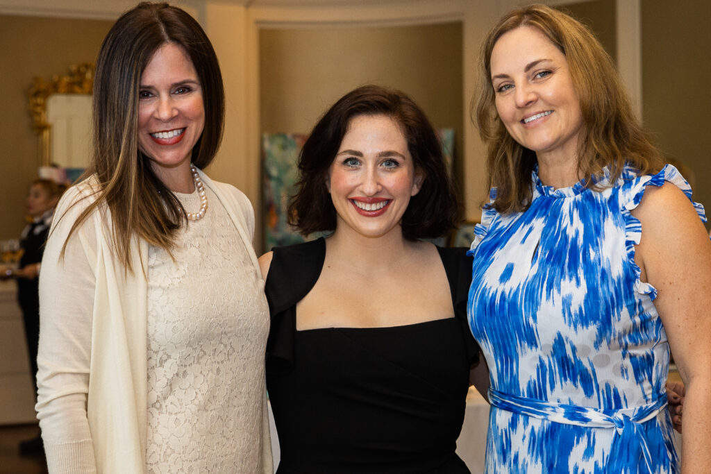 Missy Bellinger, Caitlin Brodnick, Jill Collins at A Shelter for Cancer Families (ASCF) Bestie Brunch (Photo by Meliezza Walker Photography)