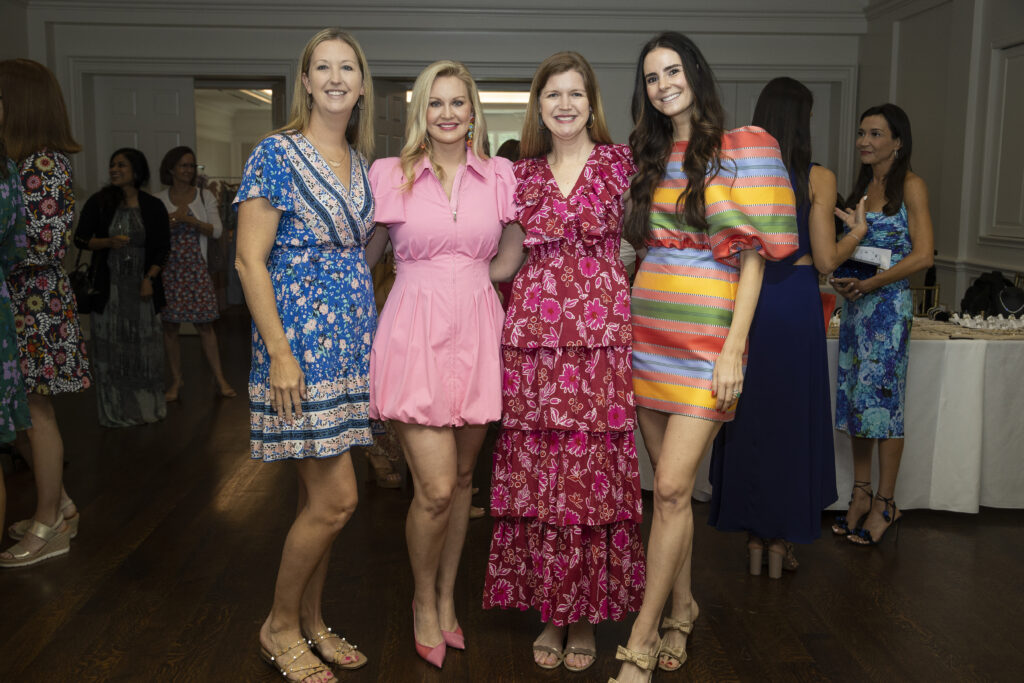 Stephanie Badeaux, Ashley Beecher, Jennifer Abram, Veronika Javor at A Shelter for Cancer Families (ASCF) Bestie Brunch (Photo by Meliezza Walker Photography)