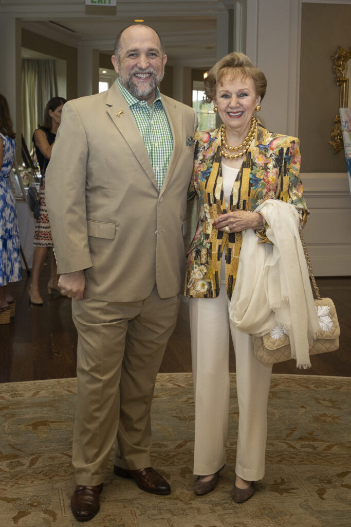 Kirk Kveton, Marguerite Swartz at A Shelter for Cancer Families (ASCF) Bestie Brunch (Photo by Meliezza Walker Photography)