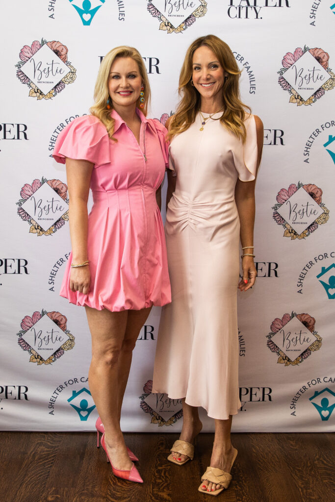 Chairs Ashley Beecher and Allison O’Neillat A Shelter for Cancer Families (ASCF) Bestie Brunch (Photo by Meliezza Walker Photography)