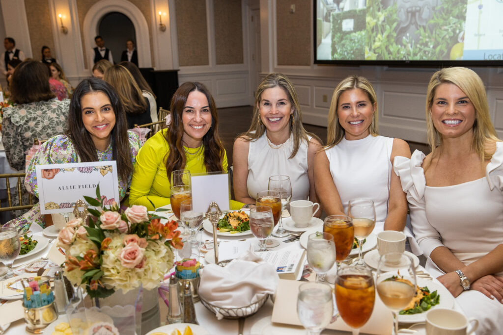 Tami Wall, Amy Stargel, Molly Stone, Allie Fields, Natalie Kirklin at A Shelter for Cancer Families (ASCF) Bestie Brunch (Photo by Meliezza Walker Photography)