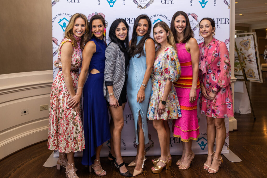 Brooke Gunst, Lauren Cox, Holly Radom, Liba Stern, Meredith Marshall, Scarlett Hankey, Amanda Bandini at A Shelter for Cancer Families (ASCF) Bestie Brunch (Photo by Meliezza Walker Photography)