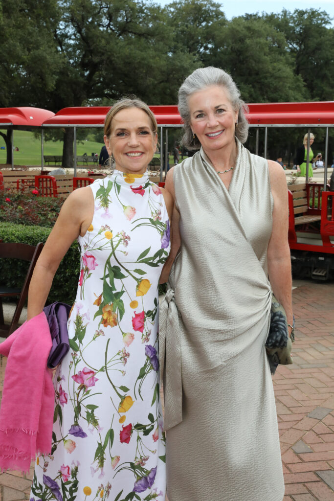 Alie Pruner, Judy Bouillion at the Hermann Park Conservancy's Evening in the Park. (Photo by Priscilla Dickson)