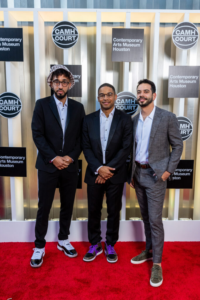 Andrew Godwin, Ricardo Sutherland, Ricardo Segesta at CAMH Ball (Photo by Emily Jaschke)