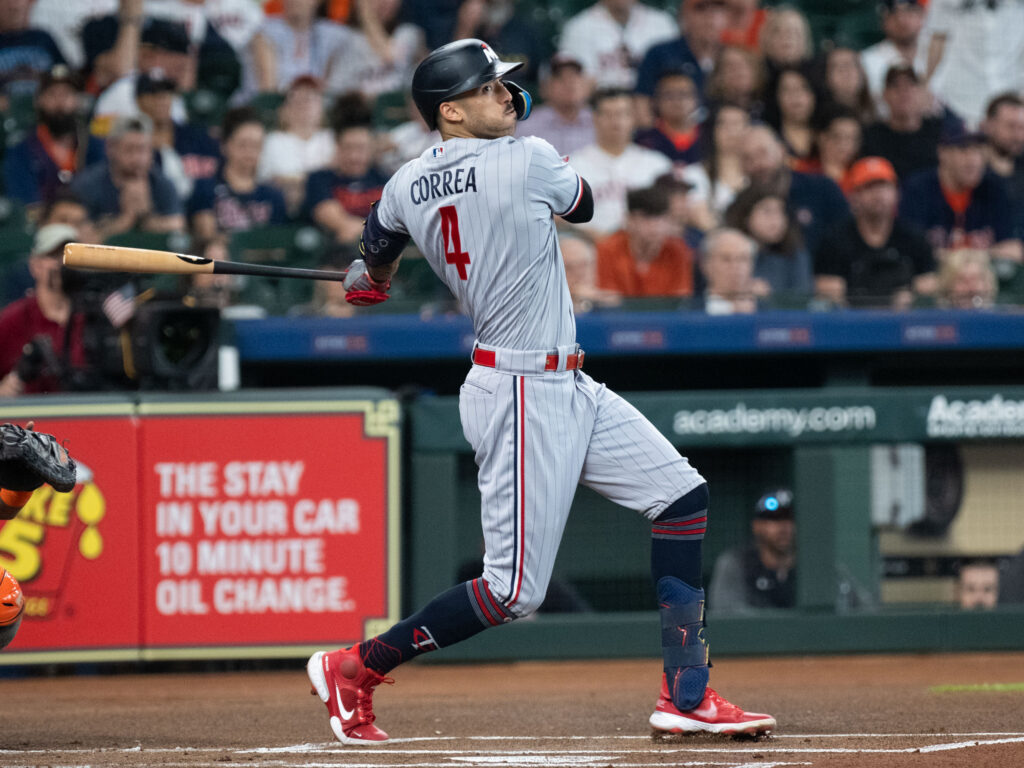Carlos Correa is trying to right a nightmarish start of the season with the Minnesota Twins. (Photo by F. Carter Smith)