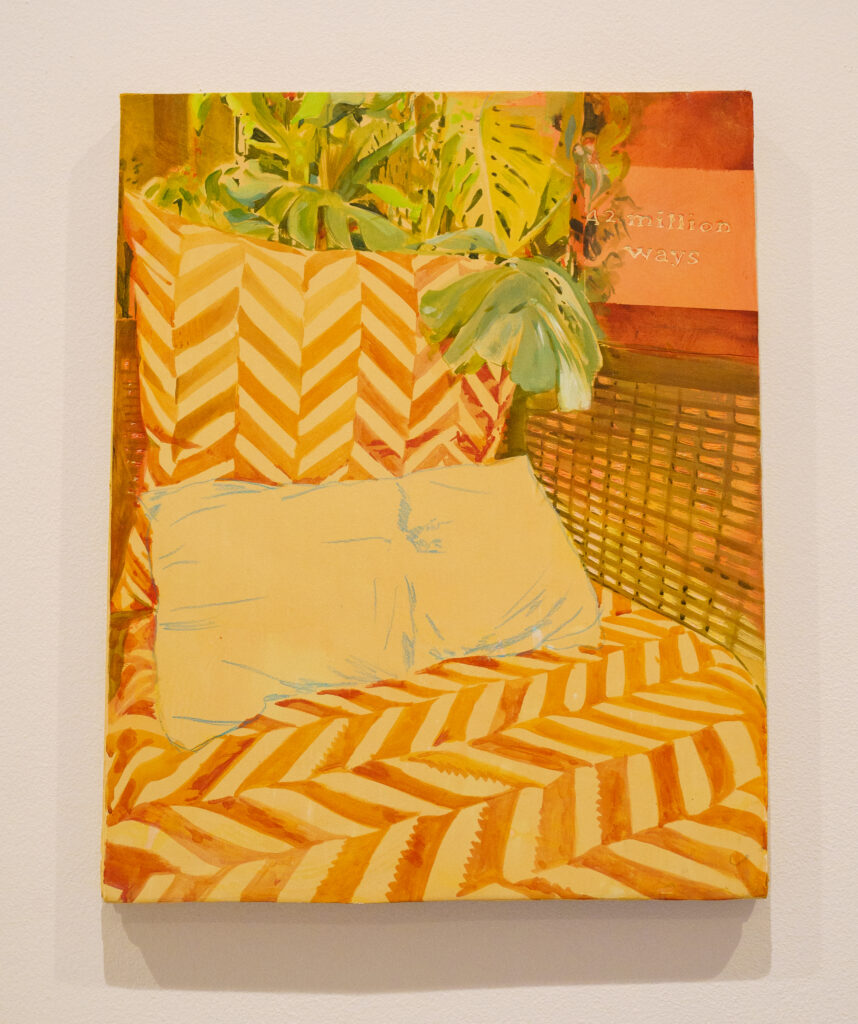 Lovie Olivia's "Still Life (gold)," 2023. (Courtesy the artist and Art Is Bond gallery, Houston)