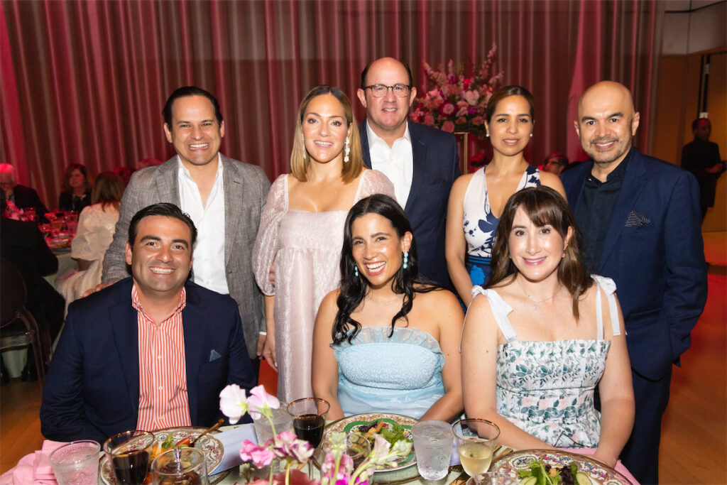 Santiago Jorba, Maria & Ricardo Soto, Griselda & Daniel Munoz, Rafael Parker, Catalina Gonzalez, Geraldine Parker (Photo by Sharon Ellman)