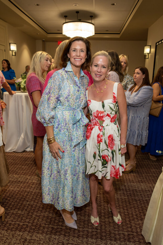 Beezie Sayers, Genna Evans at the Arms Wide luncheon. (Photo by Jenny Antill)