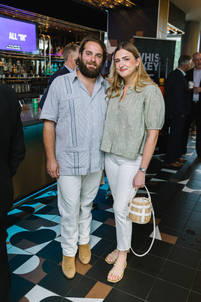 Ben Kastleman, Jordan Geibel at the launch party for PaperCity The Woodlands (Photo by Johnny Than)