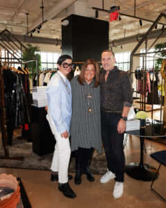 Billy Fong, Fern Mallis, Brian Bolke (Photo by Jonathan Zizzo)