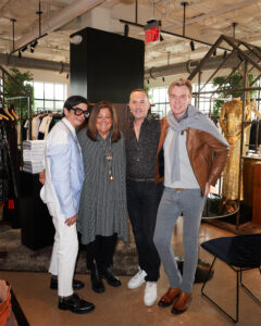 Billy Fong, Fern Mallis, Ken Downing, Brian Bolke (Photo by Jonathan Zizzo)