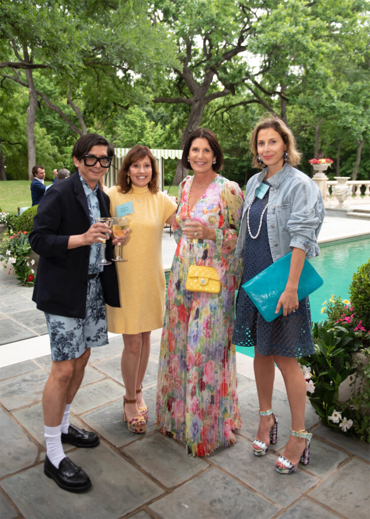 Billy Fong, Marlene Sughrue, Deborah Scott, Lele Sadoughi (Photo by Tamytha Cameron)
