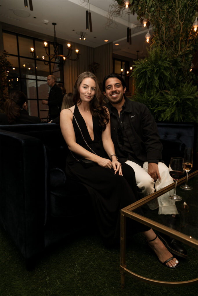 Brittani Lemonds, Adrian Zuñiga at Penthouse Party (Photo by Beckley & Co.)