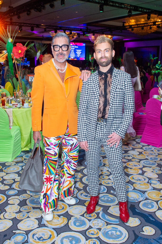 Ceron, Taylor Hudgins at the Latin Women's Initiative fashion show and luncheon. (Photo by Jacob Power)