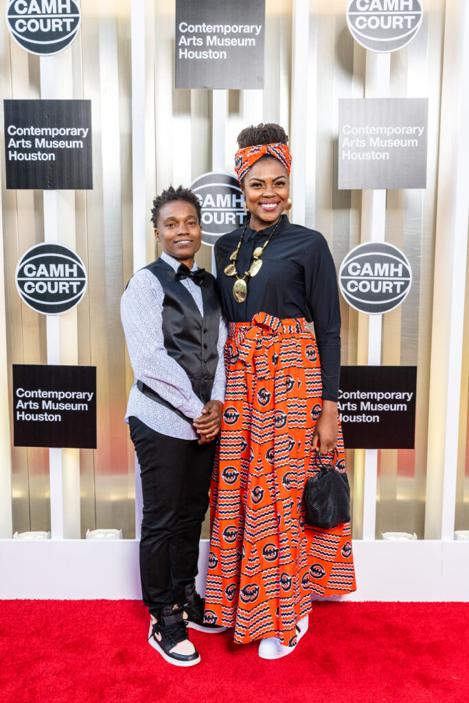 Charonda Johnson, Zion Escobar at CAMH Ball (Photo by Emily Jaschke)
