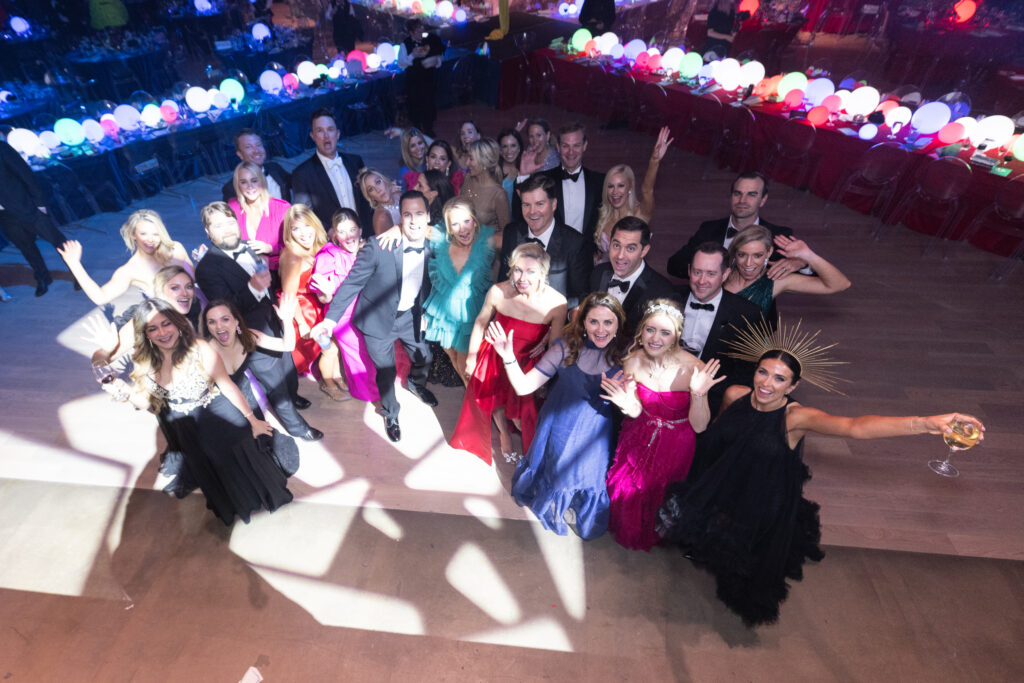 Dancing at the Children's Fund gala, 'An Evening of Mystère,' held at the 713 Music Hall (Photo by Wilson Parish)