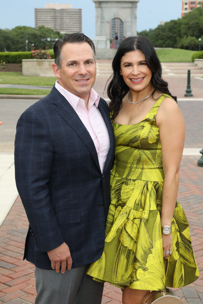 Chris & Kristy Bradshaw at the Hermann Park Conservancy's Evening in the Park. (Photo by Priscilla Dickson)