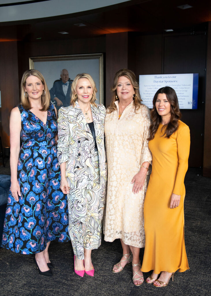 Co-chair Piper Wyatt, honorary chair Joyce Goss, co-chairs Margaret Stafford, Brooke Hortenstine (Photo by Tamytha Cameron and Celeste Cass)