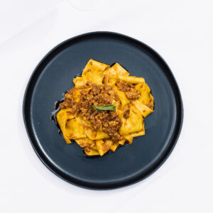 Pappardelle bolognese is one of a half dozen pasta dishes served at the new Dante's River Oaks. (Photo by Bear Media Co.)
