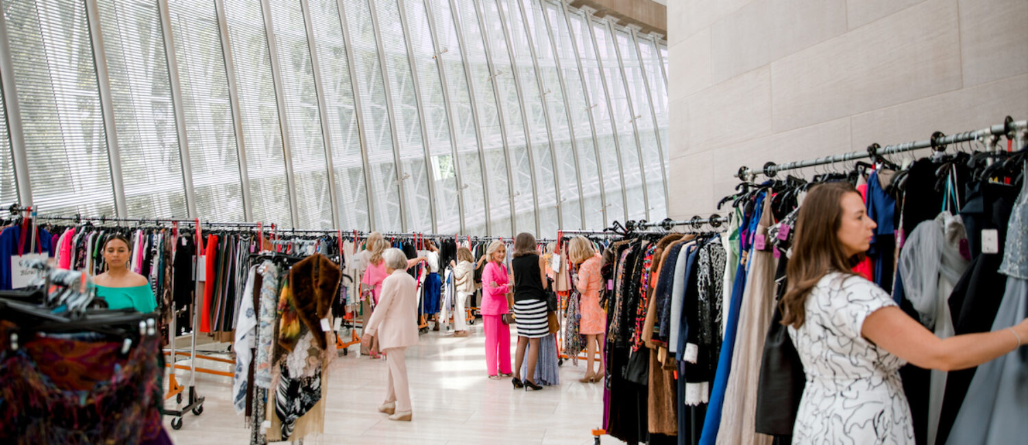 The chic boutique at the 2023 Dallas Women’s Auxiliary Fashion Show & Luncheon