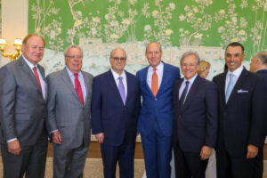 Gary Petersen, Mike Linn, Tony Petrello, Jim Crane, John Kotts and Dr. Devinder Bhatia (Photo by Priscilla Dickson)