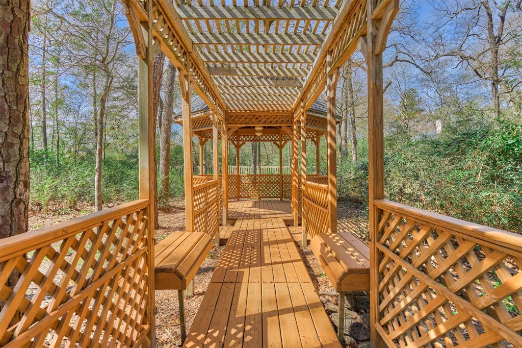 Escape to the gazebo at 28 Red Sable Place.