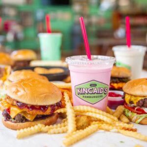 Hamburger – The Cattleman from Kincaid’s pictured left.