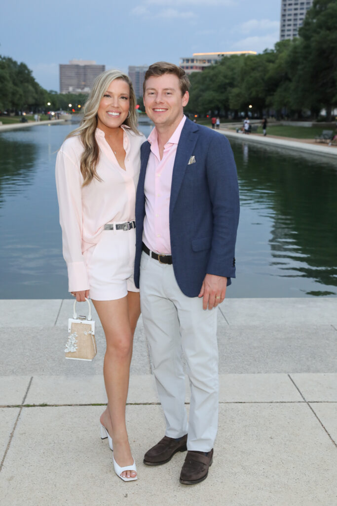 Holly & Austin Alvis at the Hermann Park Conservancy's Evening in the Park. (Photo by Priscilla Dickson)