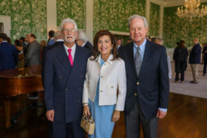Honoree Dr. Jim Muntz, Dancie Ware and Ernie Cockrell (Photo by Priscilla Dickson)