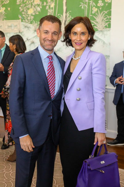 John & Laura Arnold at the Men of Distinction awards luncheon. (Photo by Priscilla Dickson)