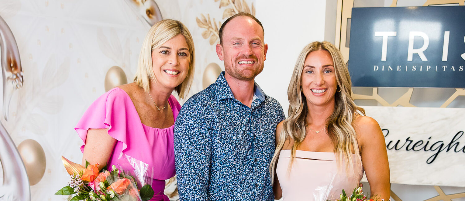 Janine Jones, Tris Chef Austin Simmons, Claudine Said at launch of The Woodlands Edition" of the International Mother's Day Celebration (Photo by Hung L. Truong)