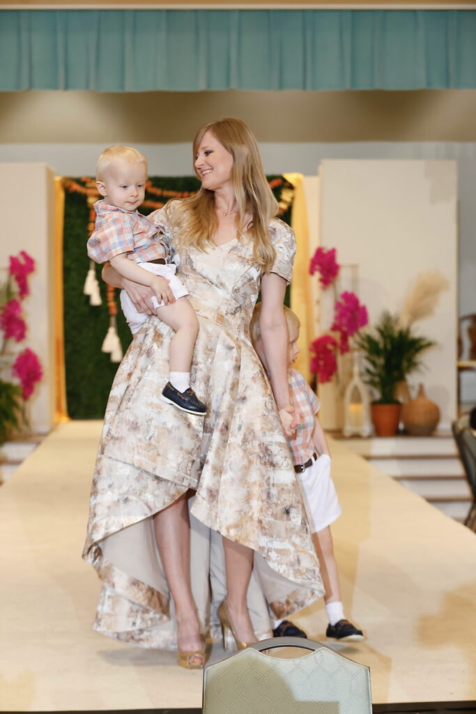 Melissa Williams Murphy with her sons at the International Mothers Day 10th anniversary celebration (Photo by Quy Tran)