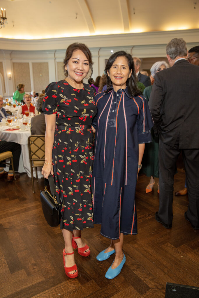 Thuy Tran, Bennie Flores Ansell at Houston Center for Contemporary Craft Spring Luncheon (Photo by Jenny Antill Clifton)