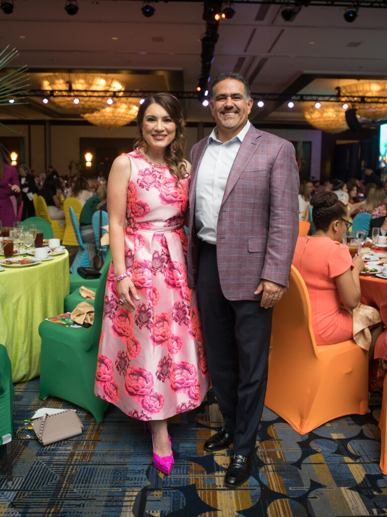 Isela & Juan Garcia  at the Latin Women's Initiative fashion show and luncheon. (Photo by Daniel Ortiz)