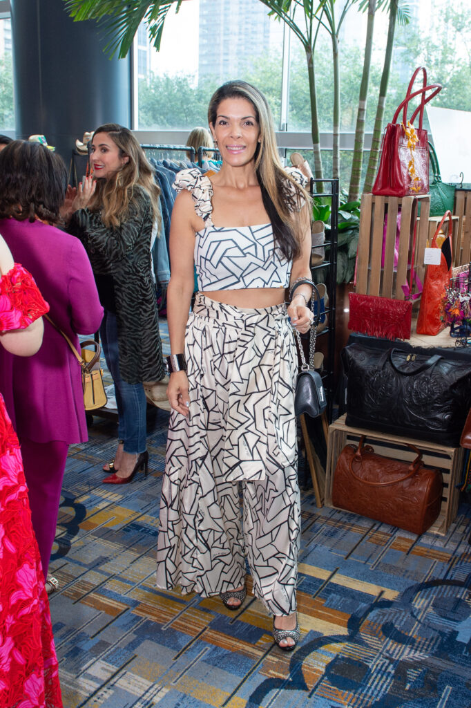 Janice Underwood at the Latin Women's Initiative fashion show and luncheon. (Photo by Jacob Power)
