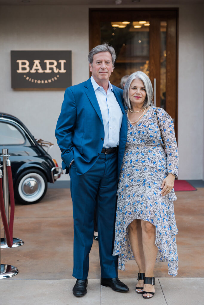 John & Ana Maria Wood at the opening party for Bari Ristorante in River Oaks District (Photo by Johnny Than)