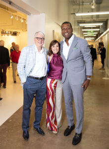 John & Marlene Sughrue, Fred Perpall at Dallas Art Fair