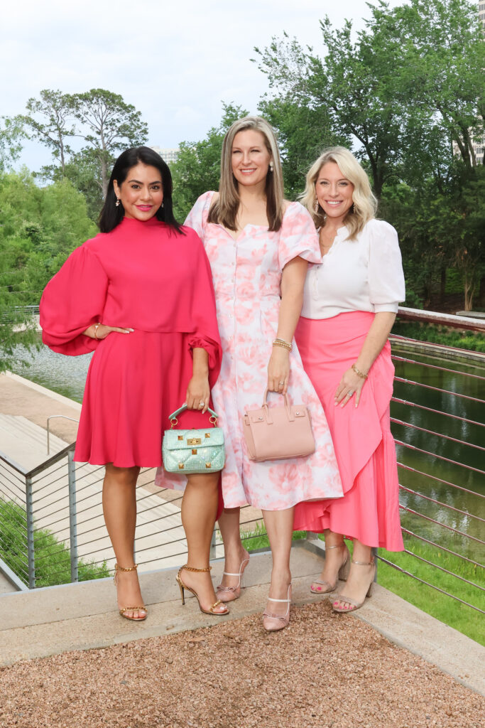 Elia Gabbanelli, Bethany Buchanan and Kristen Collins  at the PaperCity Philanthropy in Fashion Best Dressed raffle kickoff