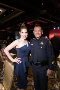 Melissa Gonzales, Sheriff Ed Gonzales USTGala_DOrtizPhoto_050623-093 (Photo by Daniel Ortiz)