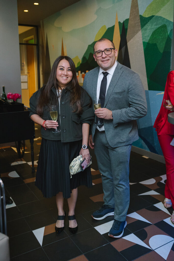 Michelle Olivia, Ruben Lizaola at the launch party for PaperCity The Woodlands (Photo by Johnny Than)