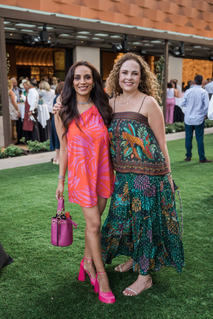 Monica Gonzalez, Ana Elizundo at the opening party for Bari Ristorante in River Oaks District (Photo by Johnny Than)