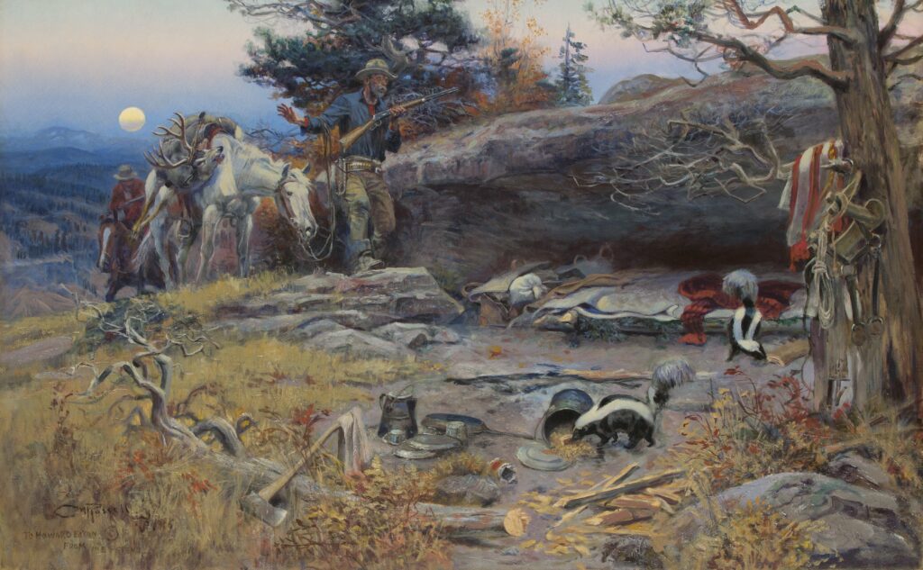 Museum May – Man’s Weapons Are Useless When Nature Goes Armed by Charles M. Russell