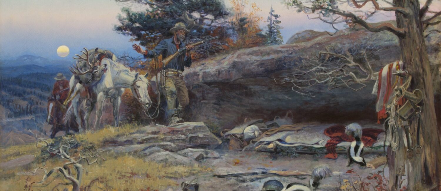 Museum May – Man’s Weapons Are Useless When Nature Goes Armed by Charles M. Russell