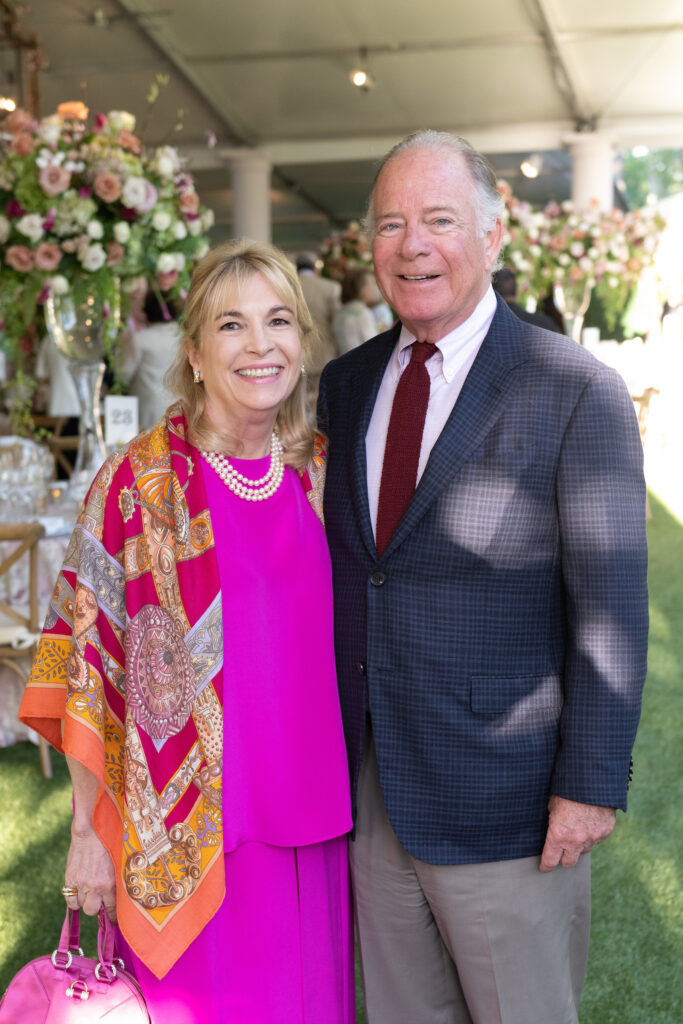 Nancy & Butch Abendshein at the Bayou Bend Garden Party (Photo by Wilson Parish)