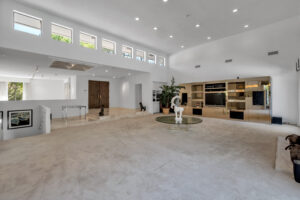 Nash – the sleek, mod and light filled living room.