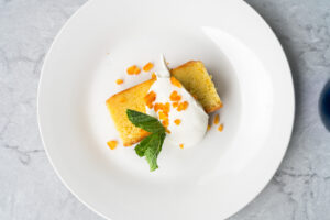 Orange Almond Cake (Photo by Rebekah Flores  Interior Photo Sina Productions)